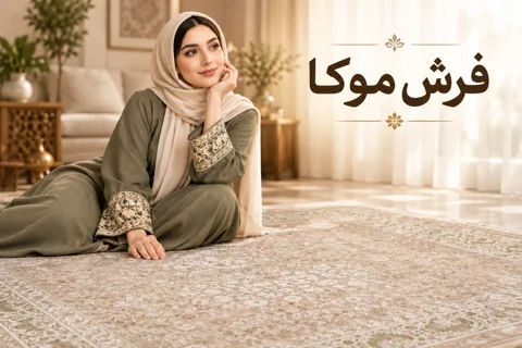 فرش موکا؛ راهنمای انتخاب فرش رنگ موکا برای دکوراسیون